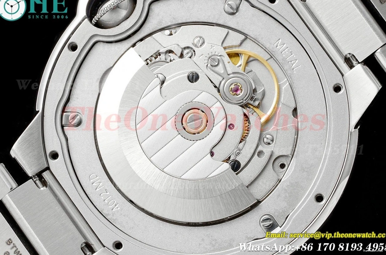 Dial White SS 42mm AF De Ballon Cartier Bleu SS A2824 1219